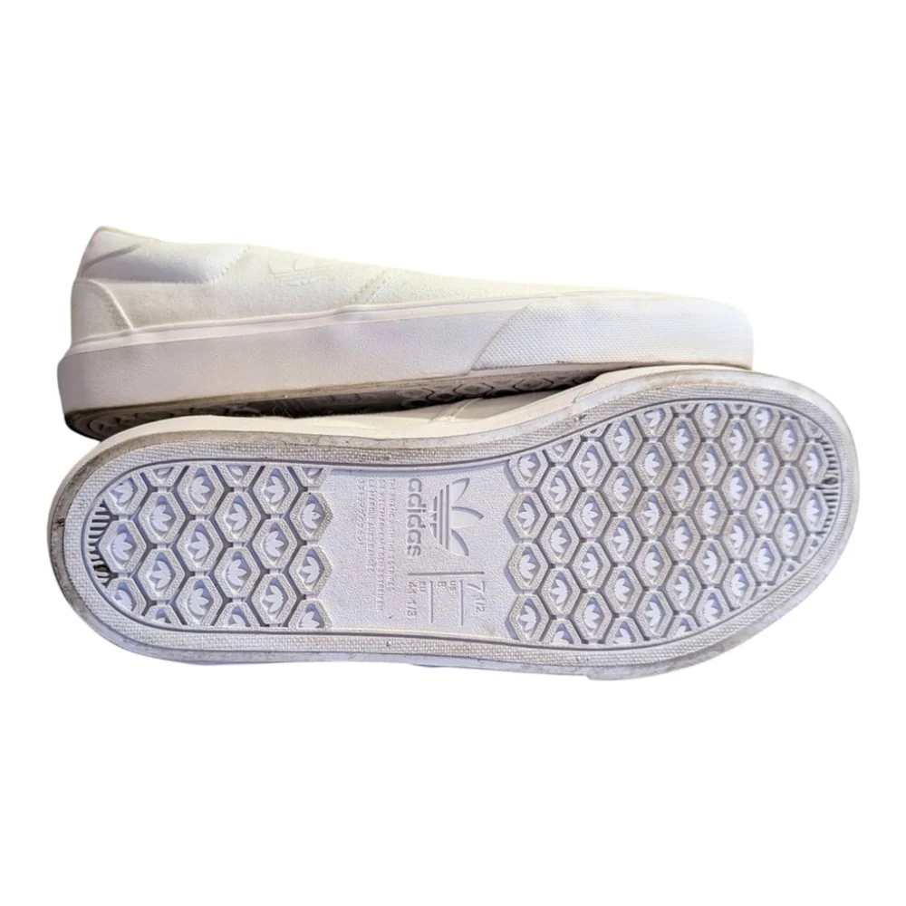 Adidas Court Rallye Slip On Sneakers White Men's 8 / Women's 9.5 Tennis Shoe